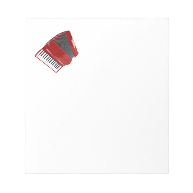 Bloc-note Accordéon rouge (Devant)