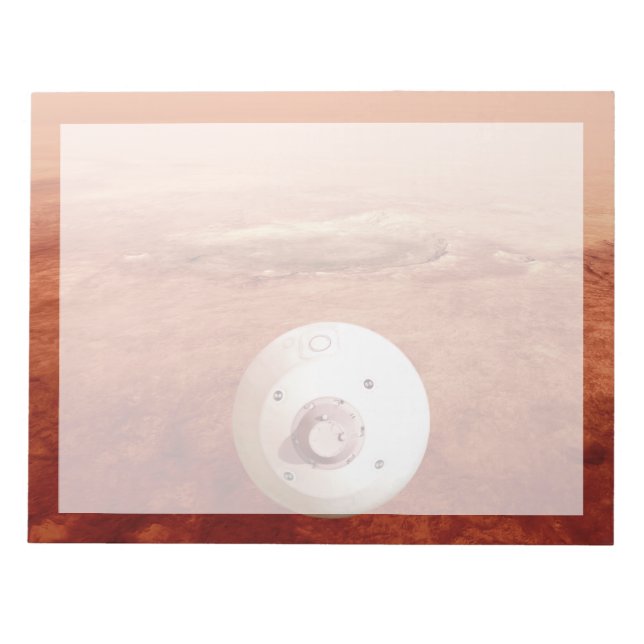 Bloc-note Aérocoque Avec Perpersévérance Rover Descente Vers (Devant)