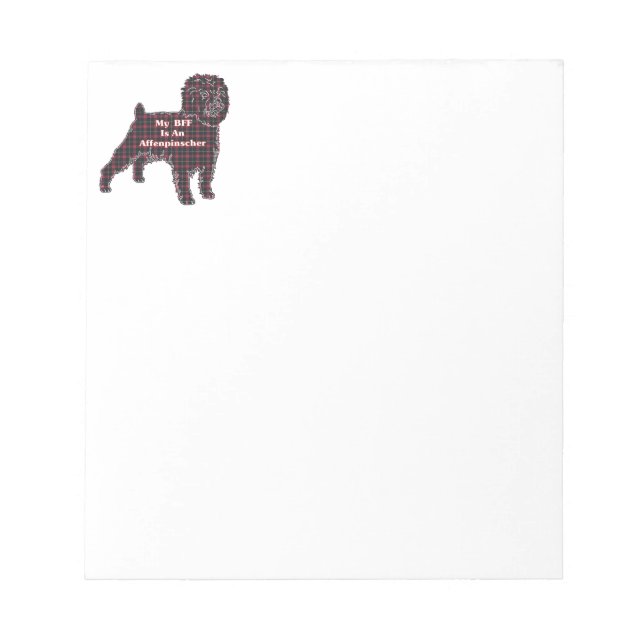 Bloc-note Affenpinscher BFF (Devant)