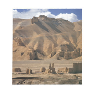 Bloc-note Afghanistan, vallée de Bamian. Ancien terreux
