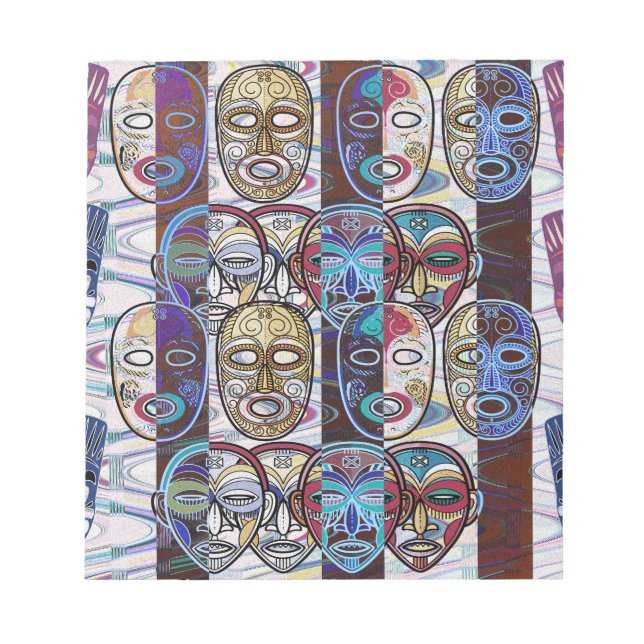 Bloc-note African Masks V2 (Devant)
