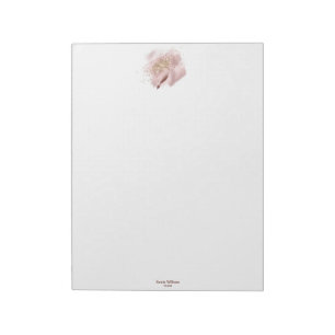 Bloc-note Agent de signature de prêt notaire Agate d'or Rose