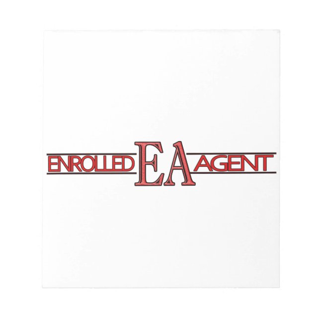 BLOC-NOTE AGENT INSCRIT AU LOGO SPÉCIALISTE EA (Devant)