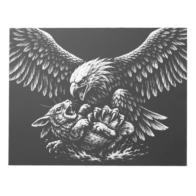 Bloc-note Aigle de Cendres par BurnsInHell (Devant)
