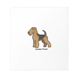 Bloc-note airedale terrier