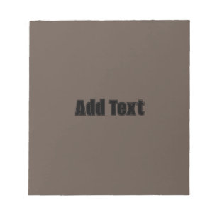 Bloc-note Ajouter un texte imprimé avec un fond de couleur m