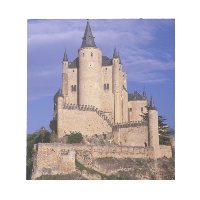Bloc-note Alcazar, Ségovie, Castille-et-León, Espagne, Unesc (Devant)