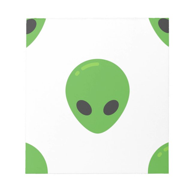 Bloc-note aliens émoji (Devant)
