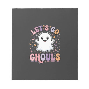 Bloc-note Allons-y les fantômes Mignon fantôme d'Halloween C