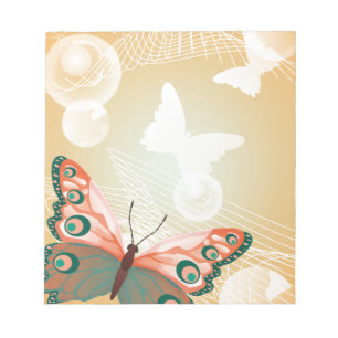 Bloc-note Aloha Hawaiian Butterfly Mariage Love Art Destiny