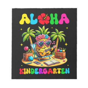 Bloc-note Aloha Maternelle Ananas Hawaï Rentree Scolaire