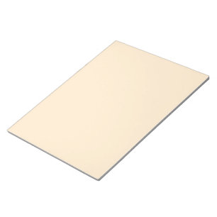 Bloc-note Amande blanchie (couleur solide)