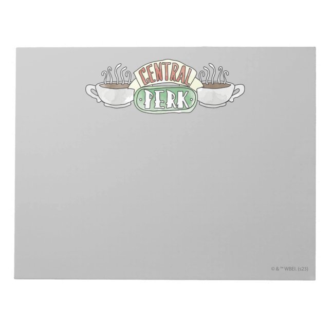 Bloc-note AMIS™ | Logo Central Perk Watercolor (Devant)