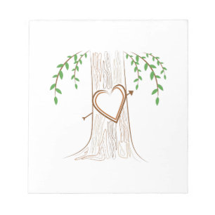 Bloc-note Amour Arbre