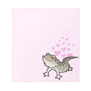 Bloc-note Amour barbu de dragon/dragon de Rankin
