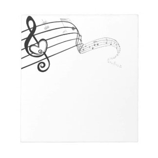 Bloc-note Amour de la musique