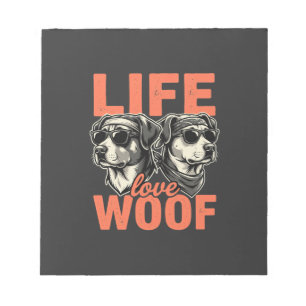 Bloc-note Amour de la vie Amour de chien