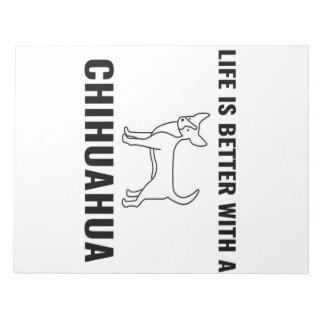 Bloc-note Amoureux des chiens_vie de Chihuahua