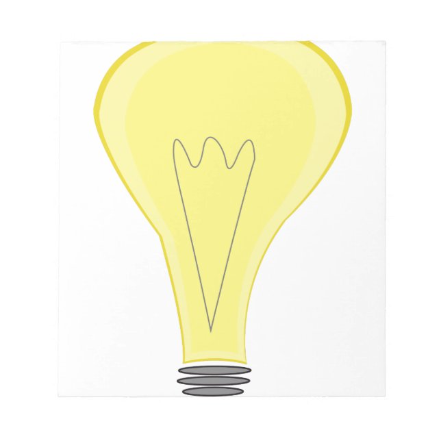 Bloc-note ampoule (Devant)