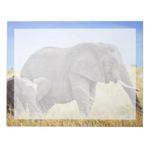 Bloc-note Animaux Bébés les Plus Mignons   Éléphant d'Afriqu