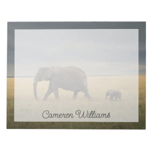 Bloc-note Animaux de bébés cutest African Elephant Family