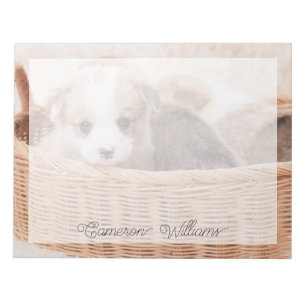 Bloc-note Animaux de bébés cutest   Corgi Miny Puppy