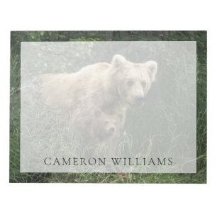 Bloc-note Animaux de bébés cutest Ours Mama Ours et ses pe