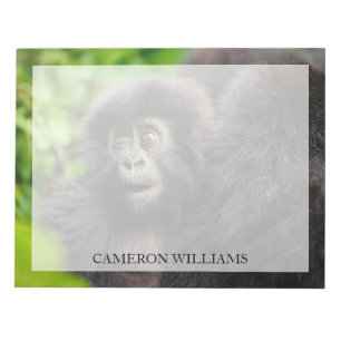 Bloc-note Animaux de bébés cutest   Young Mountain Gorilla
