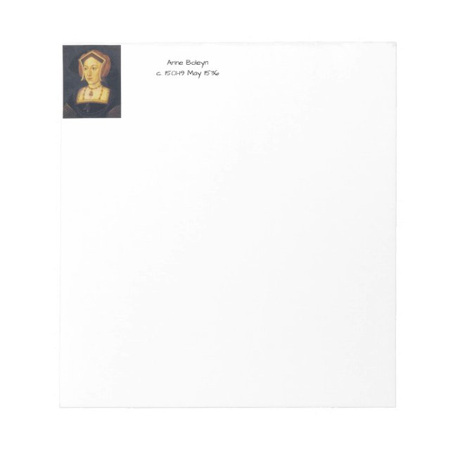 Bloc-note Anne Boleyn (Devant)