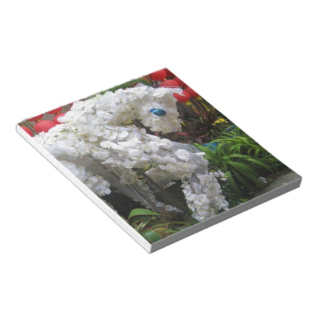 Bloc-note Année du cheval | 春 節 馬 ... Topiary chinois (Incliné)