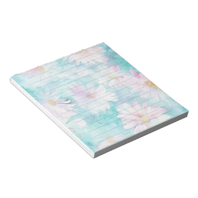 Bloc-note Aquarelle Aqua Floral (Incliné)