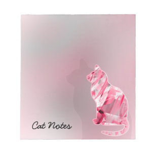 Bloc-note Aquarelle de chat animal pour Amoureux de les chat