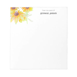 Bloc-note Aquarelle florale