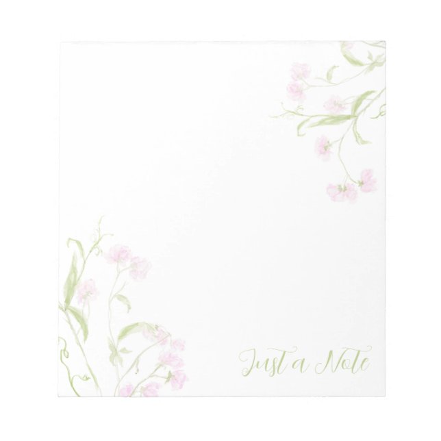 Bloc-note Aquarelle Pois doux (Devant)