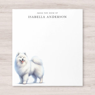Bloc-note Aquarelle Samoyée Du Bureau De