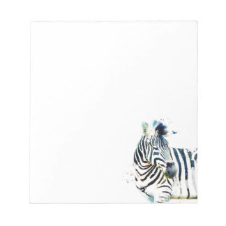 Bloc-note Aquarelle Zebra