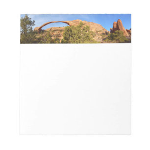 Bloc-note Arc de paysage au parc national des Arches