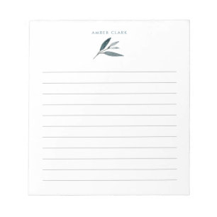 Bloc-note Ardoise Botanique Thème   Lined