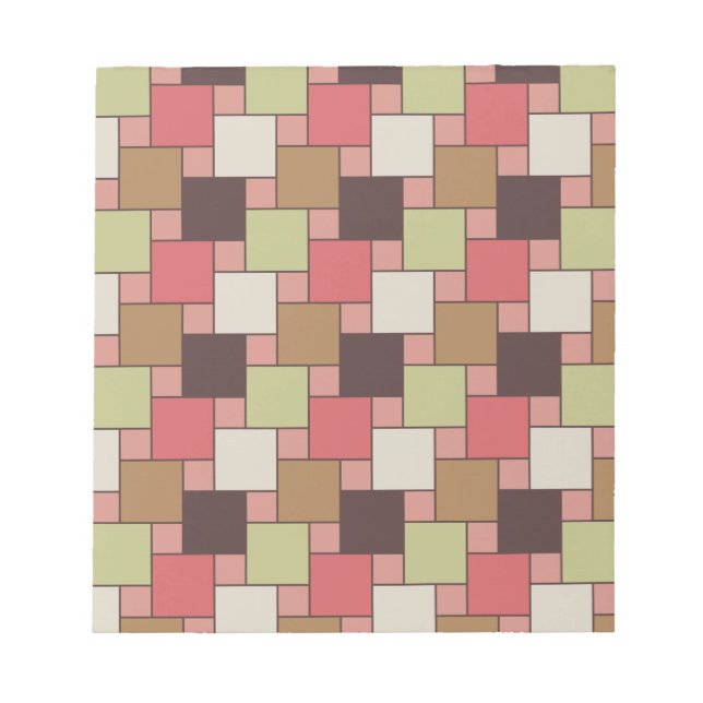 Bloc-note Armoire d'épices géométrique (Devant)