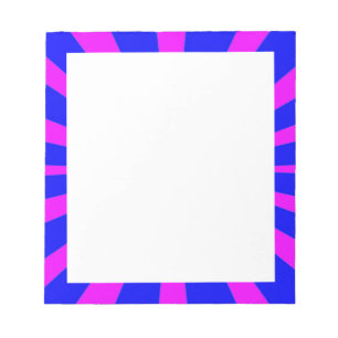 Bloc-note Arrière - plan super Retro bleu et rose