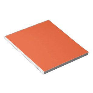 Bloc-note Arrière-plan uni minimaliste orange vif