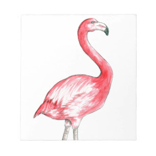 Bloc-note Art Flamant rose