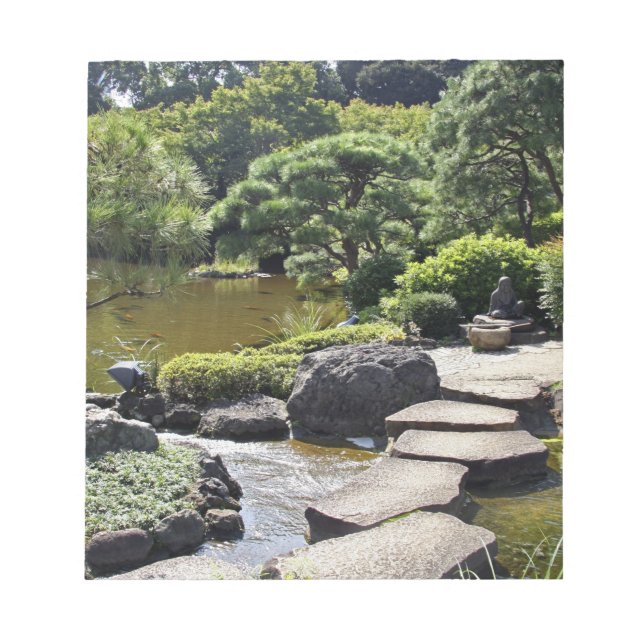 Bloc-note Asie, Japon, Tokyo. Le Jardin Japonais au (Devant)