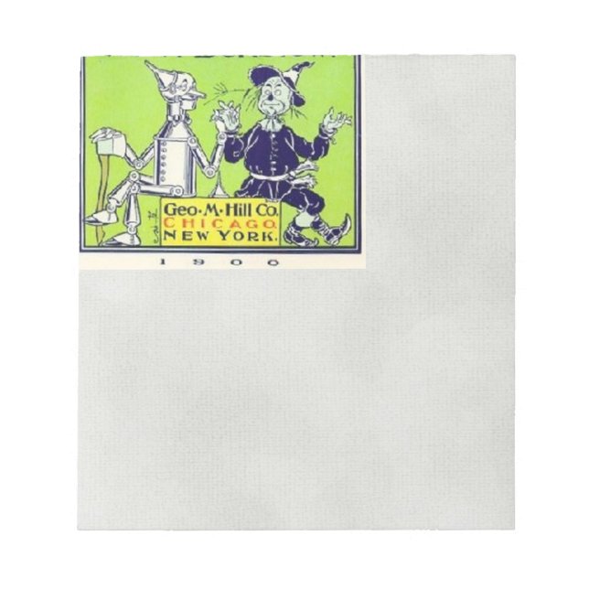 Bloc-note Assistant d'Oz (Devant)