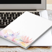 Attaque d'aquarelle avec signature personnalisée