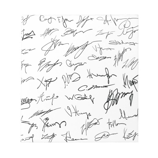 Bloc-note Autographe (Devant)