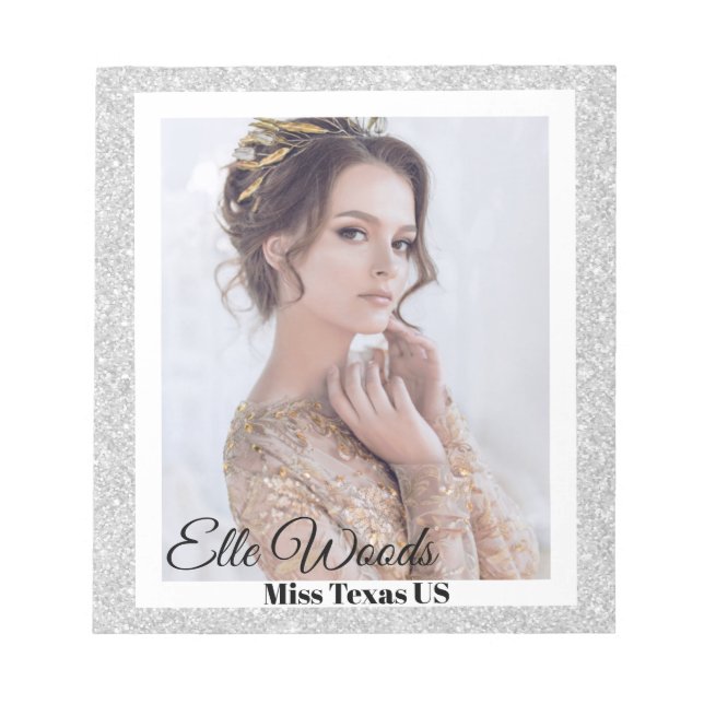 Bloc-note Autographe du concours de parties scintillant des  (Devant)