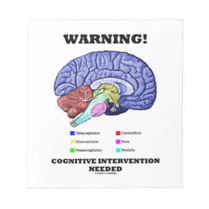 Bloc-note Avertissement ! Intervention cognitive requise