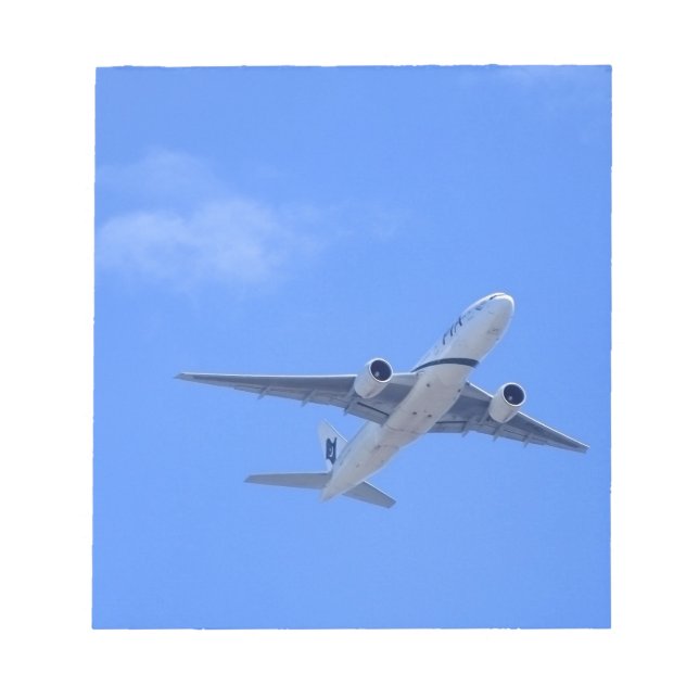 Bloc-note Avion commercial (Devant)