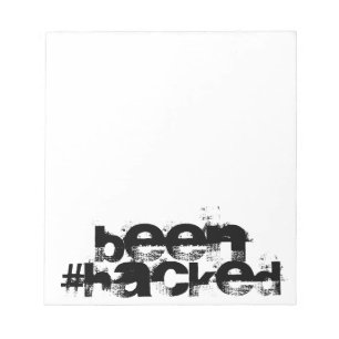 Bloc-note Avoir été piraté